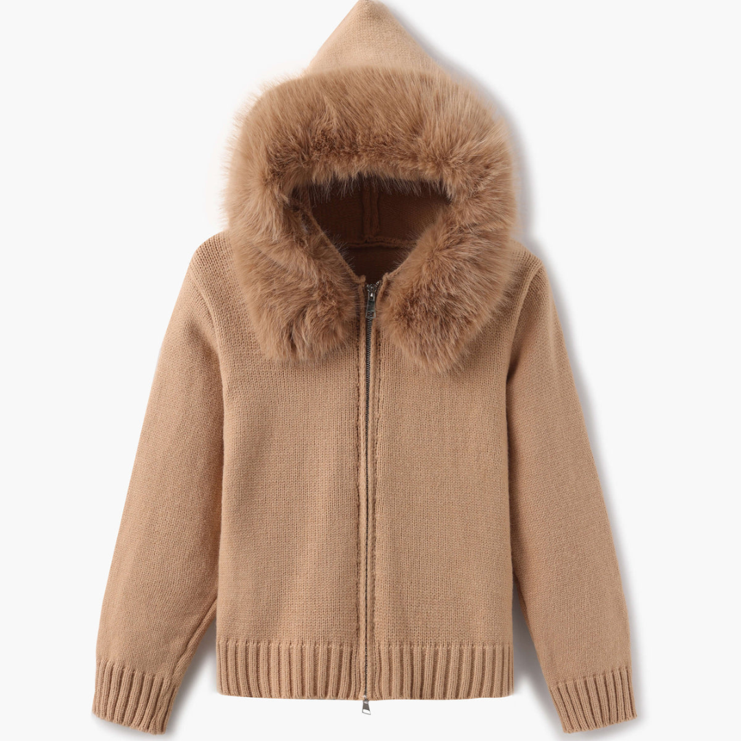 Gilet en fourrure - MARRON