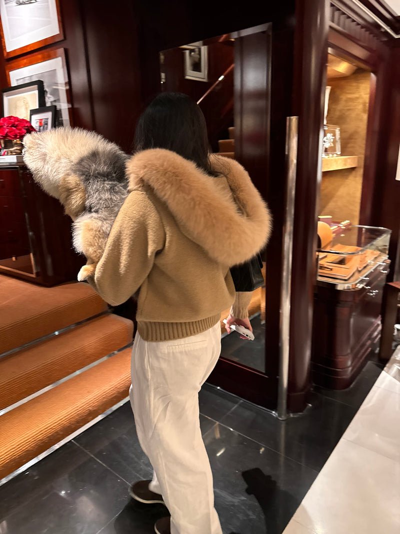 Gilet en fourrure - MARRON