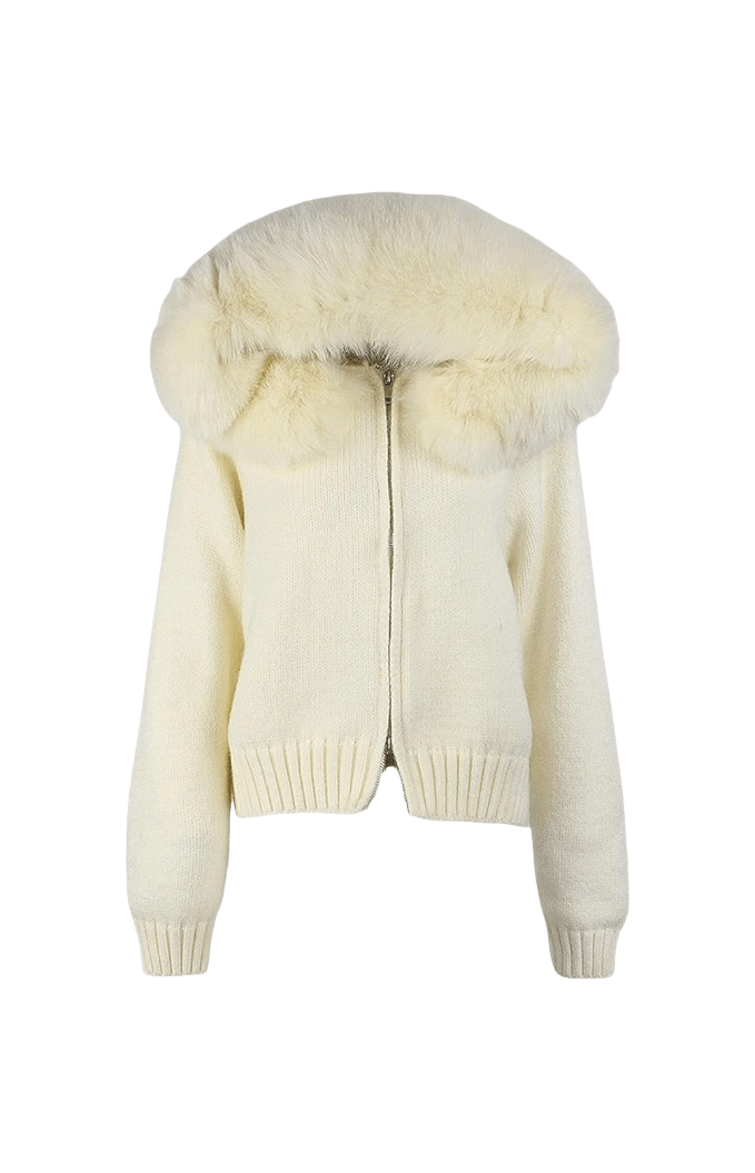 Gilet en fourrure - MARRON