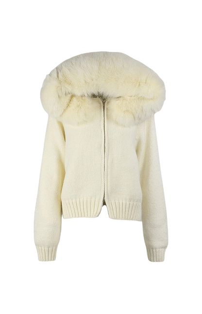 Gilet en fourrure - MARRON