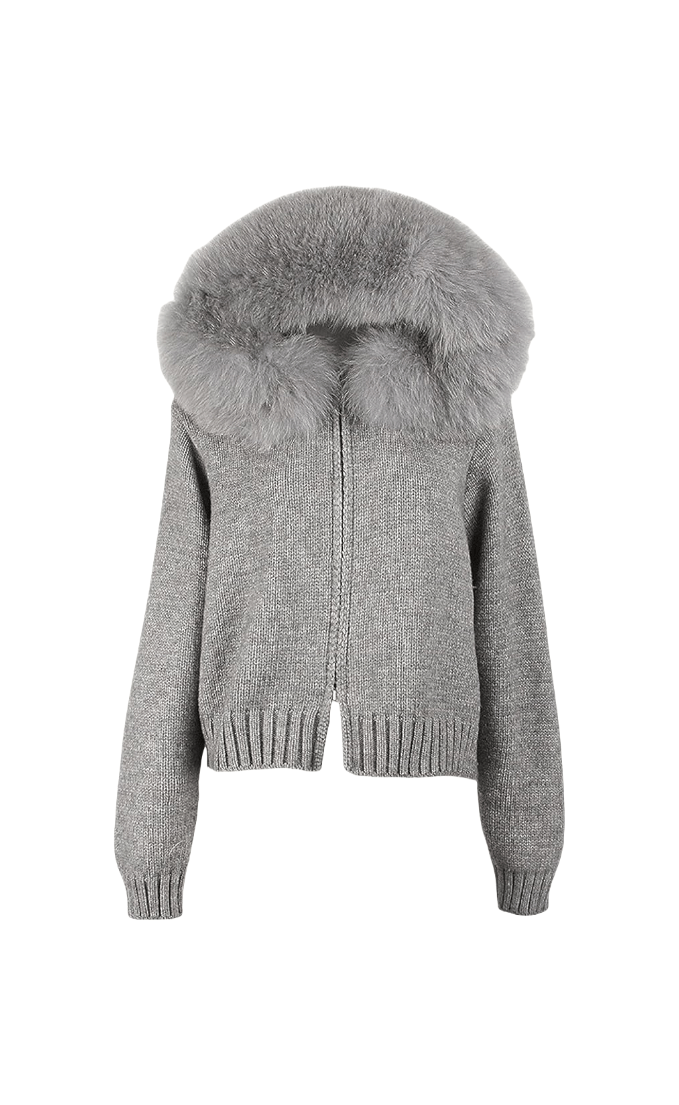 Gilet en fourrure - MARRON