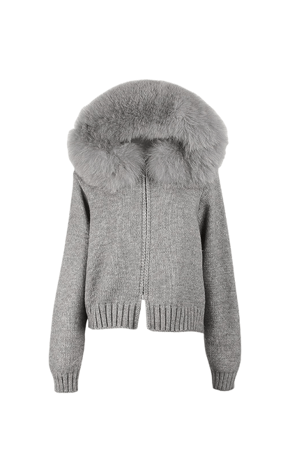 Gilet en fourrure - MARRON